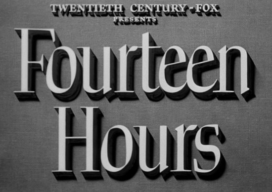 Fourteen Hours Richard Basehart